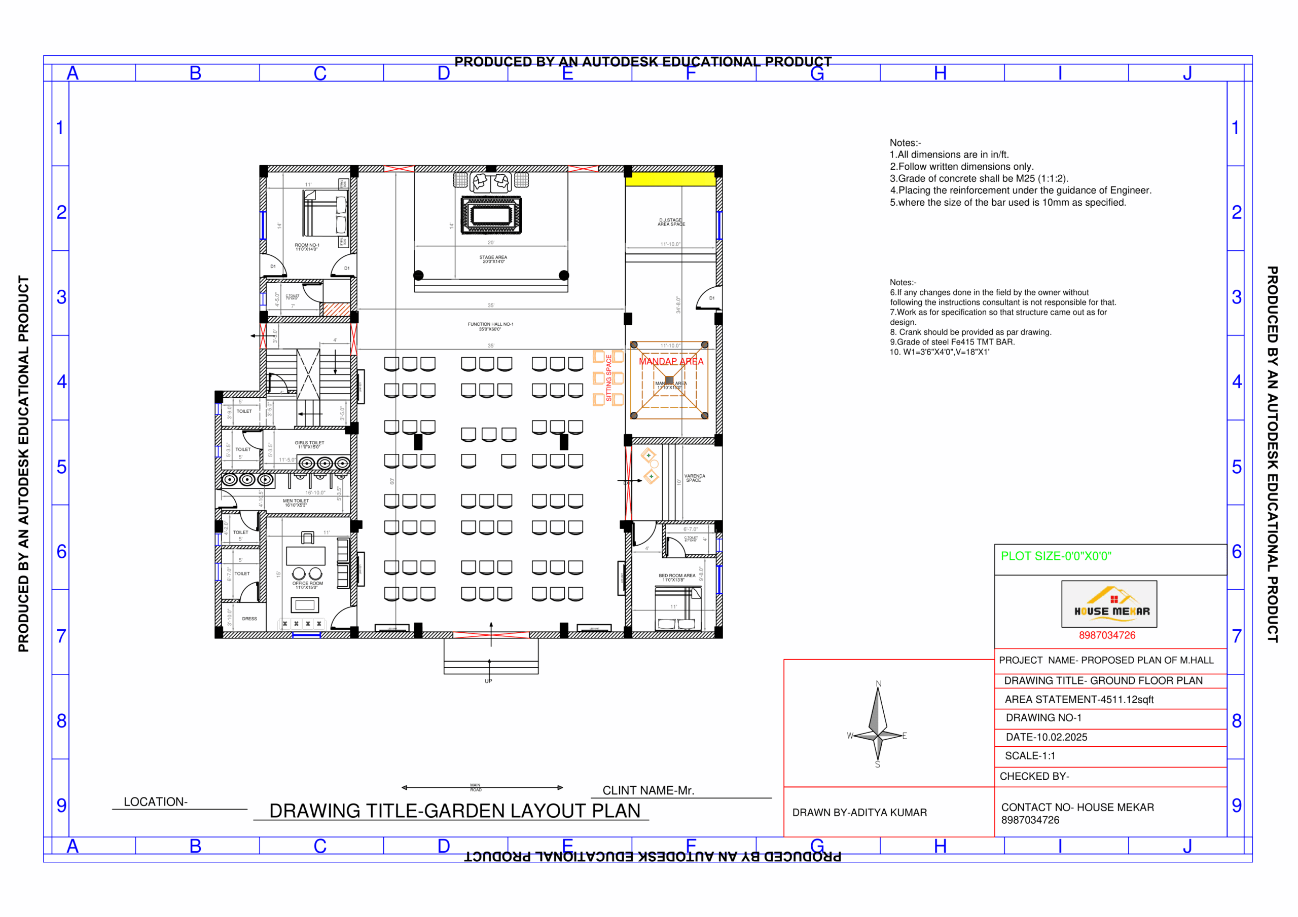HouseMaker - Architect company of Bihar 40 Drawing1-Model (3)-1